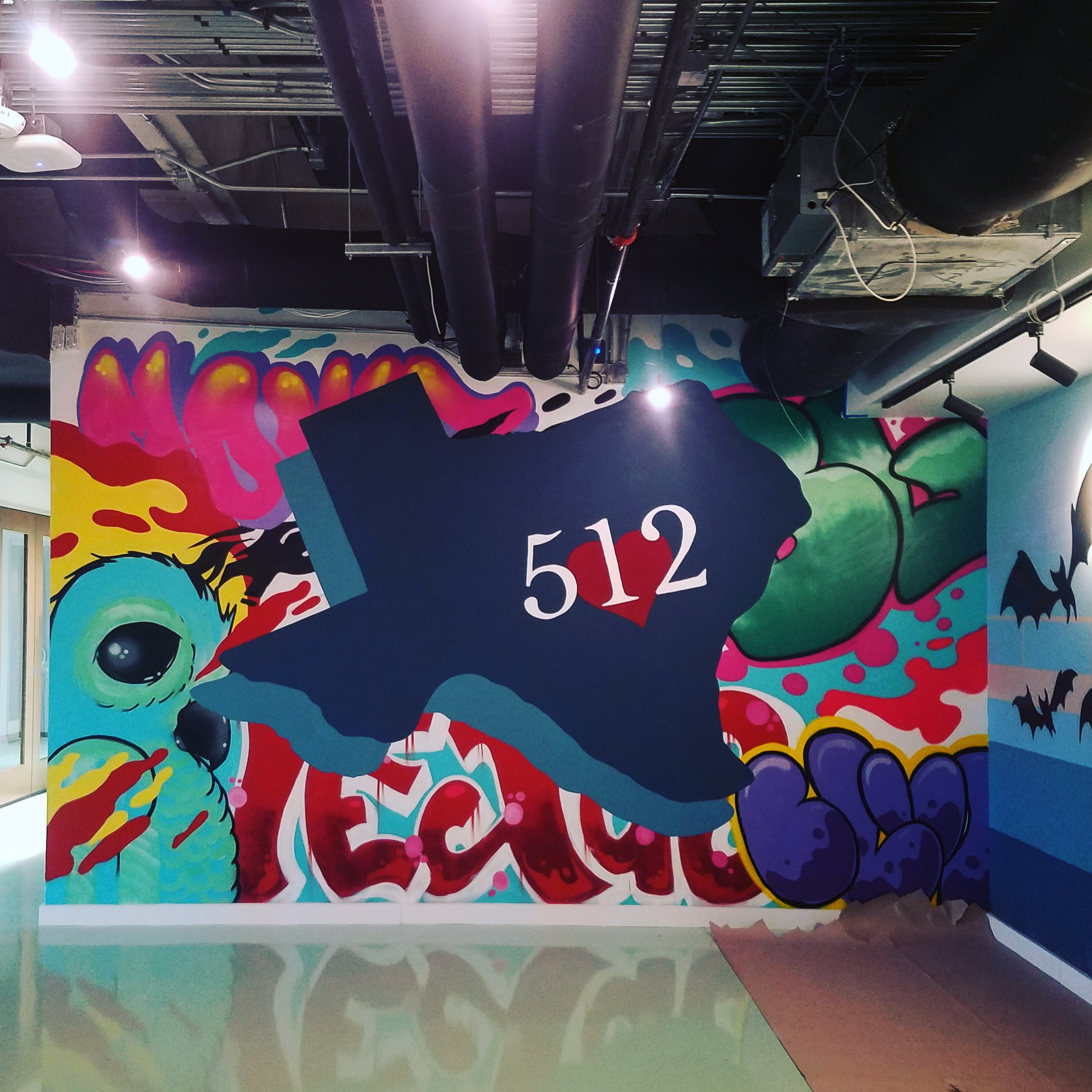 Custom large-scale mural by BLVD Murals